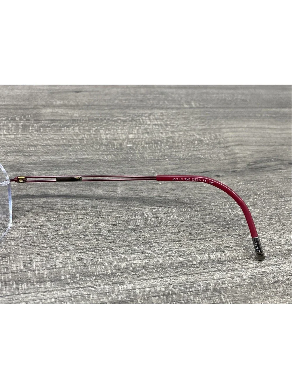 SILHOUETTE 5521 FC 3040 Red Women’s Rimless Titan Eyeglasses 53[]17-140 Frames